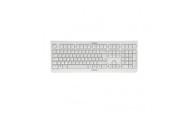 CHERRY klaviatuur KW 3000 universaalne RF-juhtmevaba QWERTZ saksa, valge