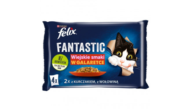 Felix Fantastic tarretises Veiseliha Kanaga 340 g (4 x 85 g)