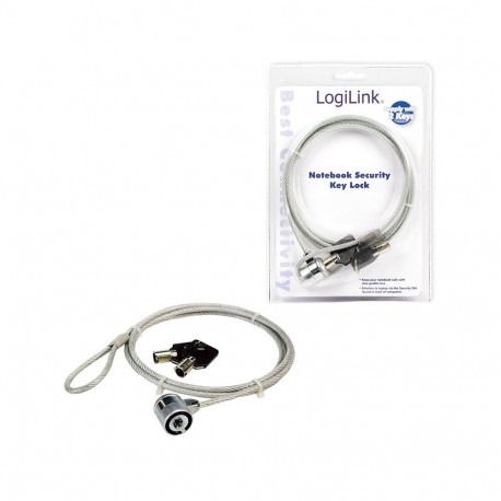 "LogiLink Notebook Diebstahlsicherung mit Schloss"