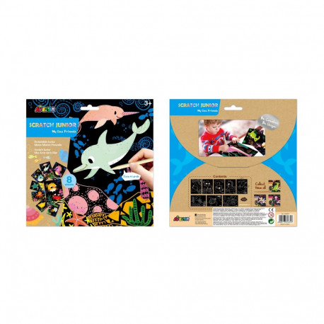 AVENIR Kraapimismäng väikelastele: Mereloomad