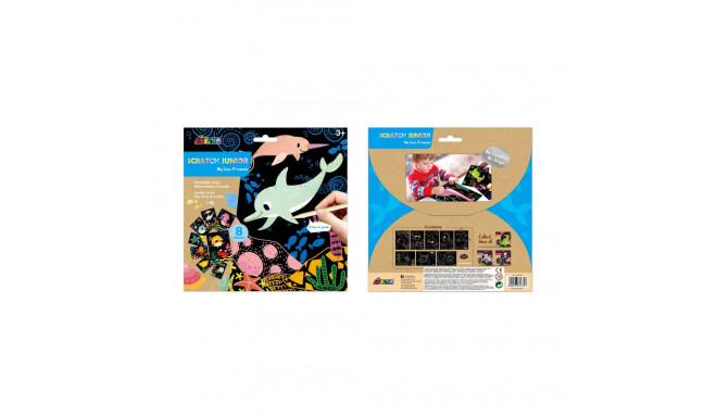 AVENIR Scratch Junior set My sea friends