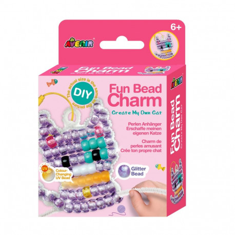 AVENIR Lõbus helmestega ripats Looge omaenda kass