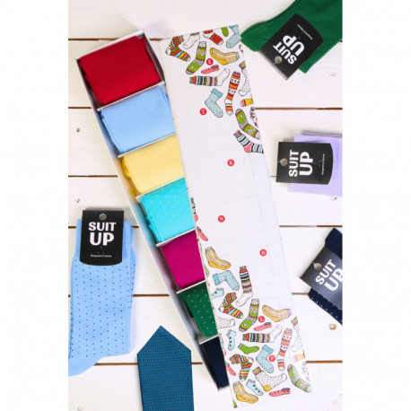 SOKISAHTEL SUIT UP ülikonnasokkide üllatuspakk 7 sokipaariga 446, 452