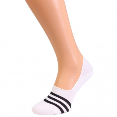 SOKISAHTEL CARLOS valged triibulised stepsid meestele 446