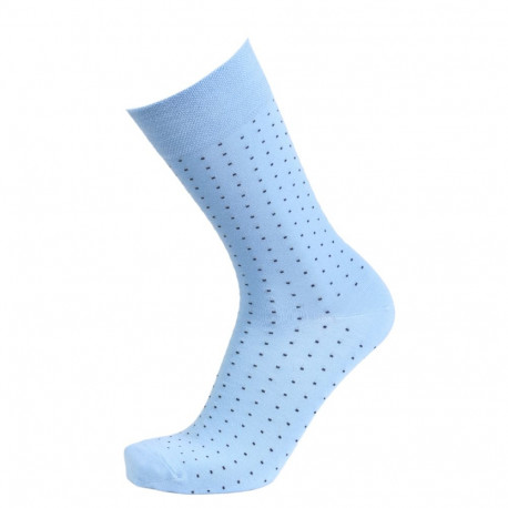SOKISAHTEL MARCO helesinised viskoosist täpilised sokid 446