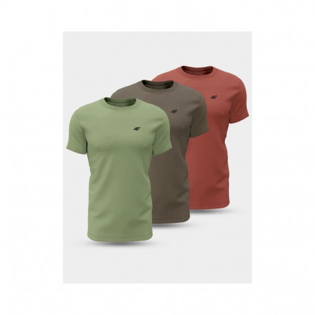 4F T-shirt M 4FWSS24TTSHM1896-91S 3-pack (M)