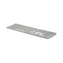 HP 970 Programmable Wireless Keyboard - Backlit - White/Silver - US ENG