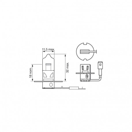 Bosch H3 12V 55W blister 1tk