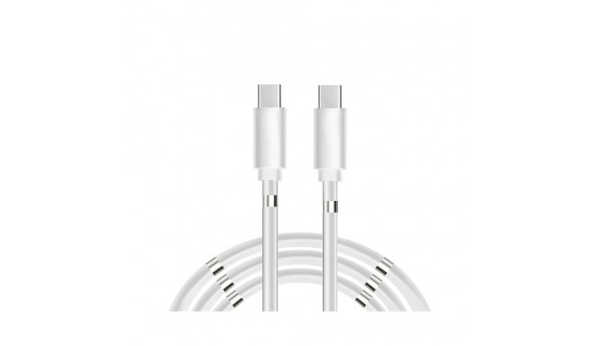 CP USB-C USB-C PD 60W 3A Super Kiire Laadimine 1m iPhone 15 Kaabel koos integreeritud magnetilise ka
