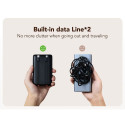 Powerbank VEGER C11 BEST - 10 000mAh LCD with cable Type C + Apple Lightning 8-pin QC3.0 PD 22,5W (W