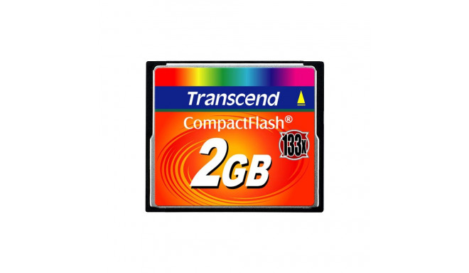 Transcend mälukaart CF 2GB 133X MLC R50/W20