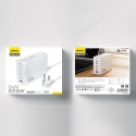 Dudao A228EU GaN nabíječka 1x USB-A 4x USB-C PD 228W - bílá