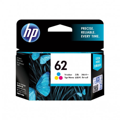 HP 62 kolmevärvi tindikassett blisterpakendis