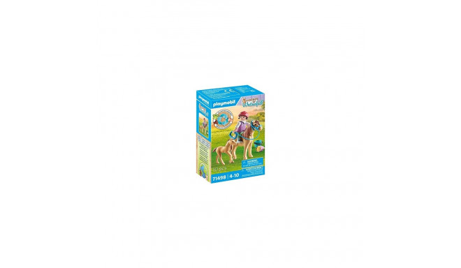 Figures set Horses 71498 Child with Pony and foal