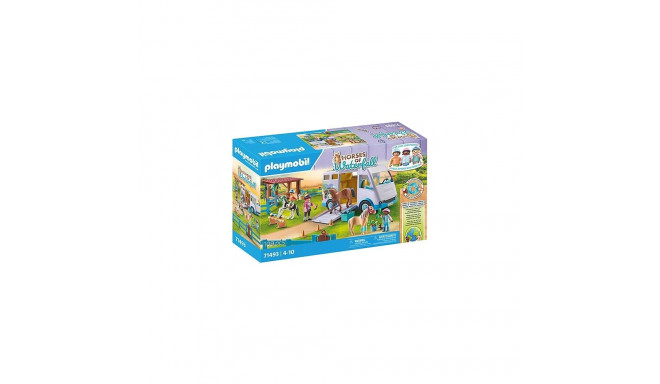 Figures set Horses 71493 Mobile horse riding school