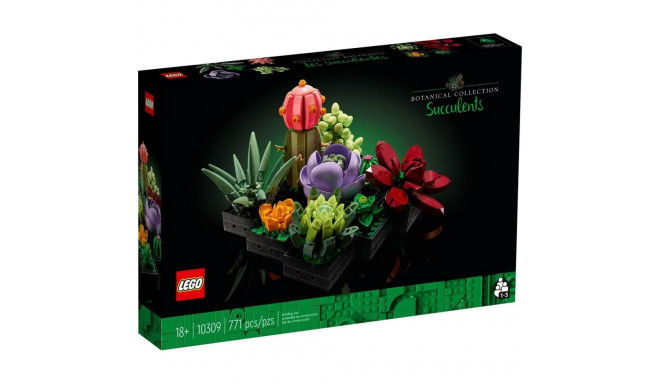 Konstruktsioon komplekt Lego Succulent 10309 771 Tükid, osad Mitmevärviline