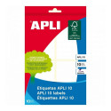 Etiķetes Apli 10 120 Daudzums Balts 10 Loksnes 36 x 40 mm (10 gb.)