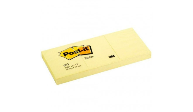 Notepad Post-it 653 20 Pieces Pack Yellow 100 Sheets 38 x 51 mm (36 Units)