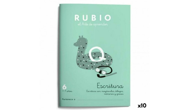 Writing and calligraphy notebook Rubio Nº06 A5 Spanish 20 Sheets (10 Units)