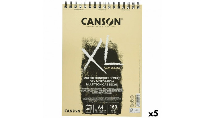 Skiču bloks Canson XL Sand Dabisks A4 5 gb. 40 Loksnes 160 g/m2