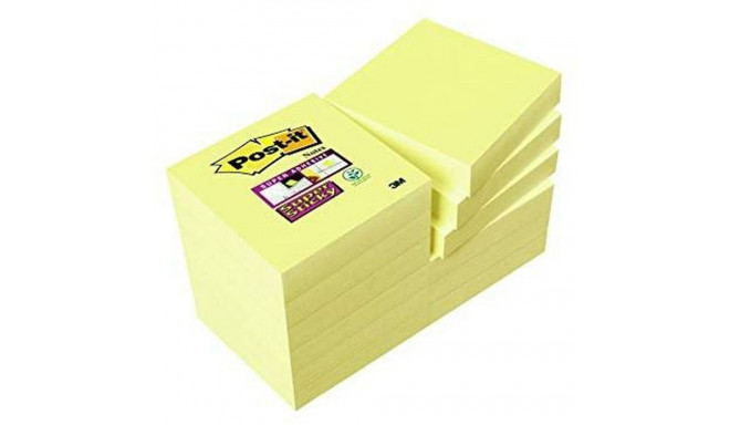 Līmlapiņas Post-it Super Sticky Dzeltens 12 Daudzums 47,6 x 47,6 mm