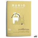 Matemaatika töövihik Rubio Nº15 A5 hispaania 20 Lehed (10 Ühikut)
