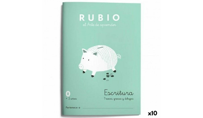 Writing and calligraphy notebook Rubio Nº0 A5 Spanish 20 Sheets (10 Units)