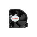 Akasa Intel LGA1700 Processor Hybrid cooler 9.5 cm Aluminium, Black 1 pc(s)