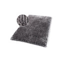 BATH MAT MA3488E 50X80CM CHENILLE SILVER