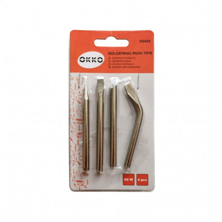 SOLDERING IRON TIPS 4PCS SET.60W