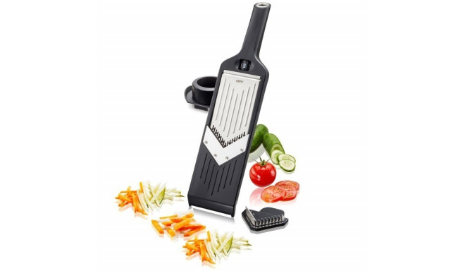 GEFU Julienne VIOLI 2.0 slicer Manual Black ABS synthetics, Stainless steel