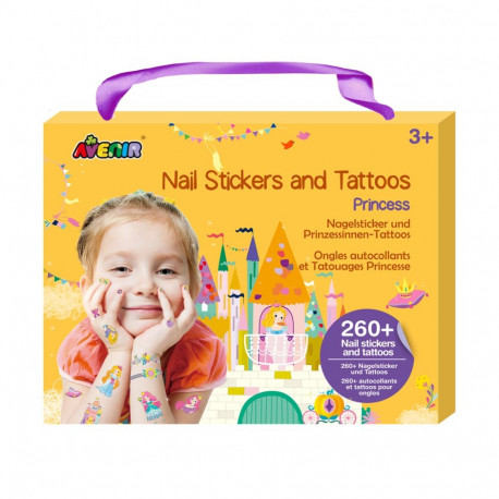 AVENIR Nail Stickers and Tattoos Princess