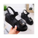 Filippo leather wedge sandals W DS4411 black (40)