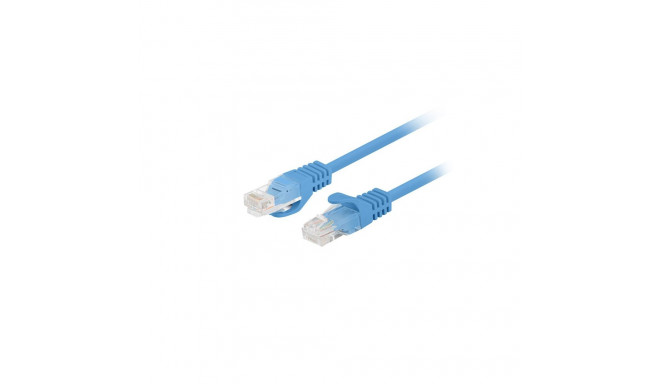 PATCHCORD CAT.6 UTP 1M BLUE FLUKE PASSED LANBERG 10-PACK