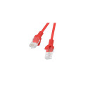 PATCHCORD CAT.6 UTP 10M RED FLUKE PASSED LANBERG