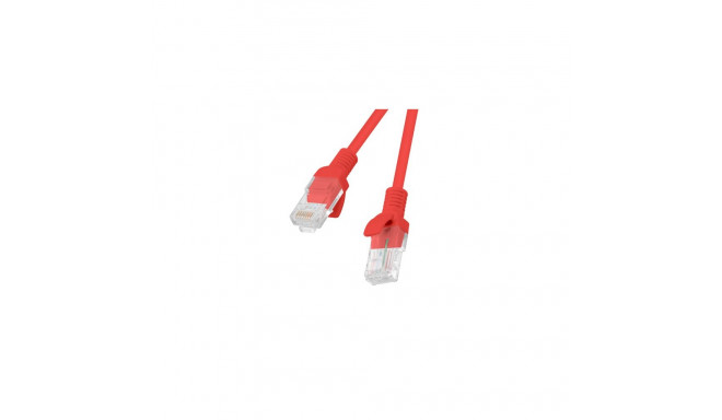 PATCHCORD CAT.6 UTP 10M RED FLUKE PASSED LANBERG