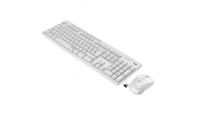 Logitech MK295 Silent juhtmevaba komplekt klaviatuur RF juhtmevaba QWERTY US International valge