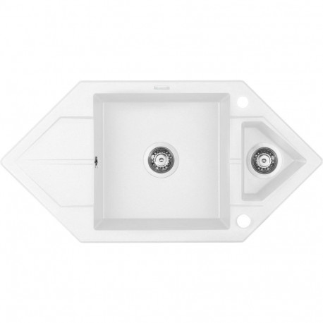 1.5-bowl granite sink with drainer - Space-Saver
