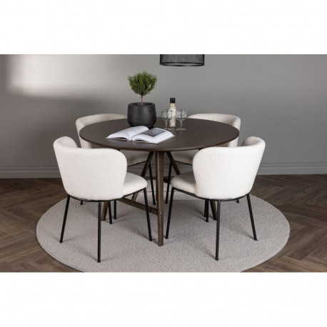 Söögitoa komplekt Kaseidon&Edina 4 tooli