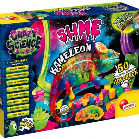 The Crazy Science Slime Chameleon is an educational and creative science kit design