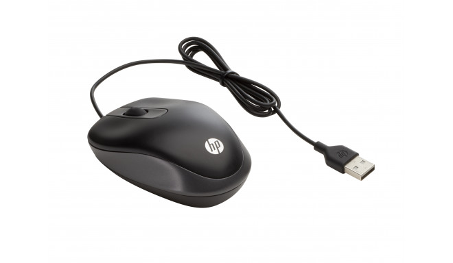 Mouse HP Ratón de viaje USB Black