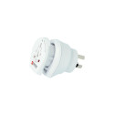 Skross 1.500210-E power plug adapter Type F Universal White