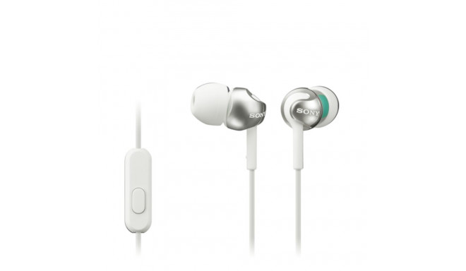 Sony In-ear Headphones EX series, White MDR-EX110AP In-ear, White