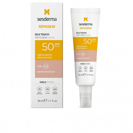 SESDERMA REPASKIN FACIAL tacto seda con color SPF50 50 ml