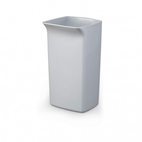 Prügikast DURABIN® 40L, hall, ristkülikukujuline (kaas eraldi ostetav)