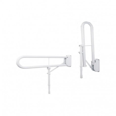 GRAB BAR HD-05, FOLDING, 76 CM, WHITE