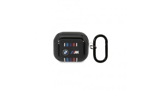BMW case for AirPods 3 BMA322SWTK black TPU Multiple Colored Lines
