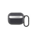 BMW case for AirPods Pro 2 BMAP2WMPUCA2 black PU Carbon Double Metal Logo