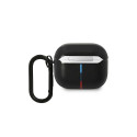 BMW case for AirPods 3 BMA322PVTK black PU Leather Curved Line
