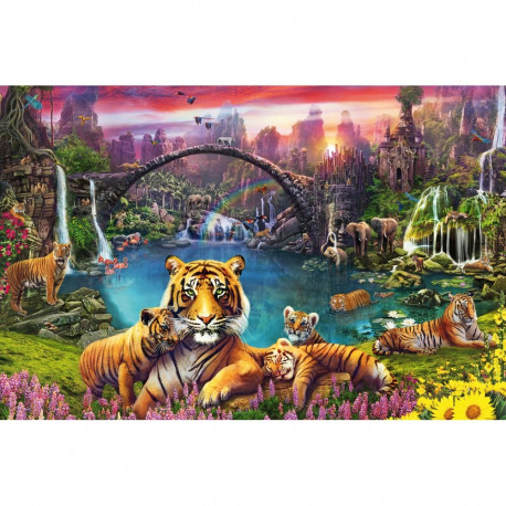 Ravensburger Pusle 3000 tk Tiiger paradiisilises laguunis